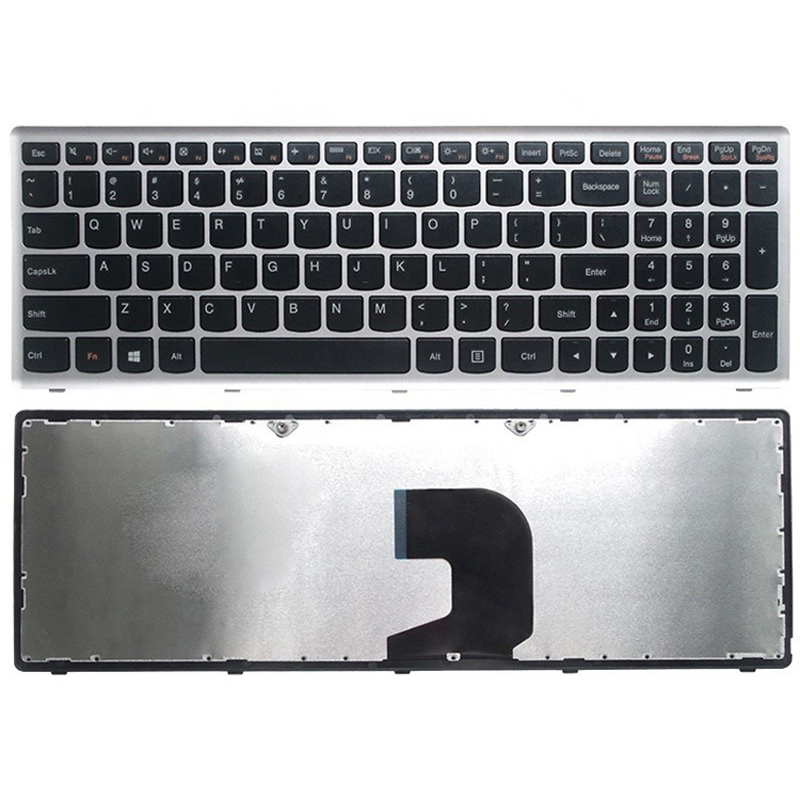 Новая сменная клавиатура US для ноутбука Lenovo Ideapad Z500 Z500A Z500G P500 P500A, английская Клавиатура ноутбука, серая, без подсветки