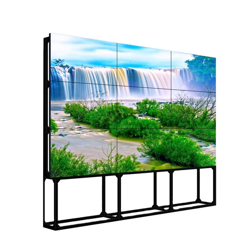 55 дюймов узкой рамкой мульти видео стеновые панели, напольная подставка digital signage рекламный сплайсинг, ЖК-экран для выставки