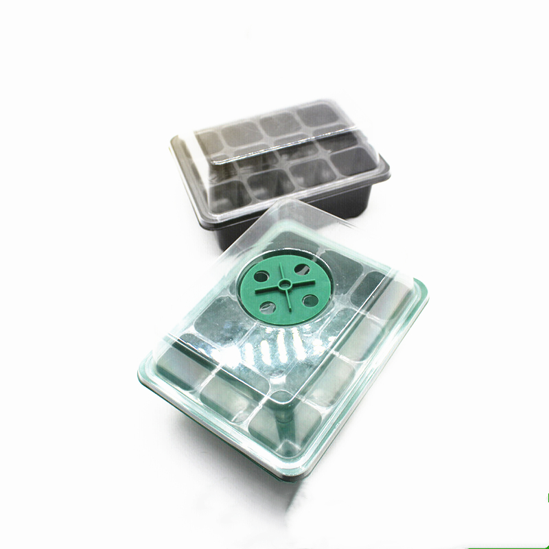 12 Hole Seed Germination Nursery Box Nursery Tray Heat Preservation And Moisturizing Nursery Tray