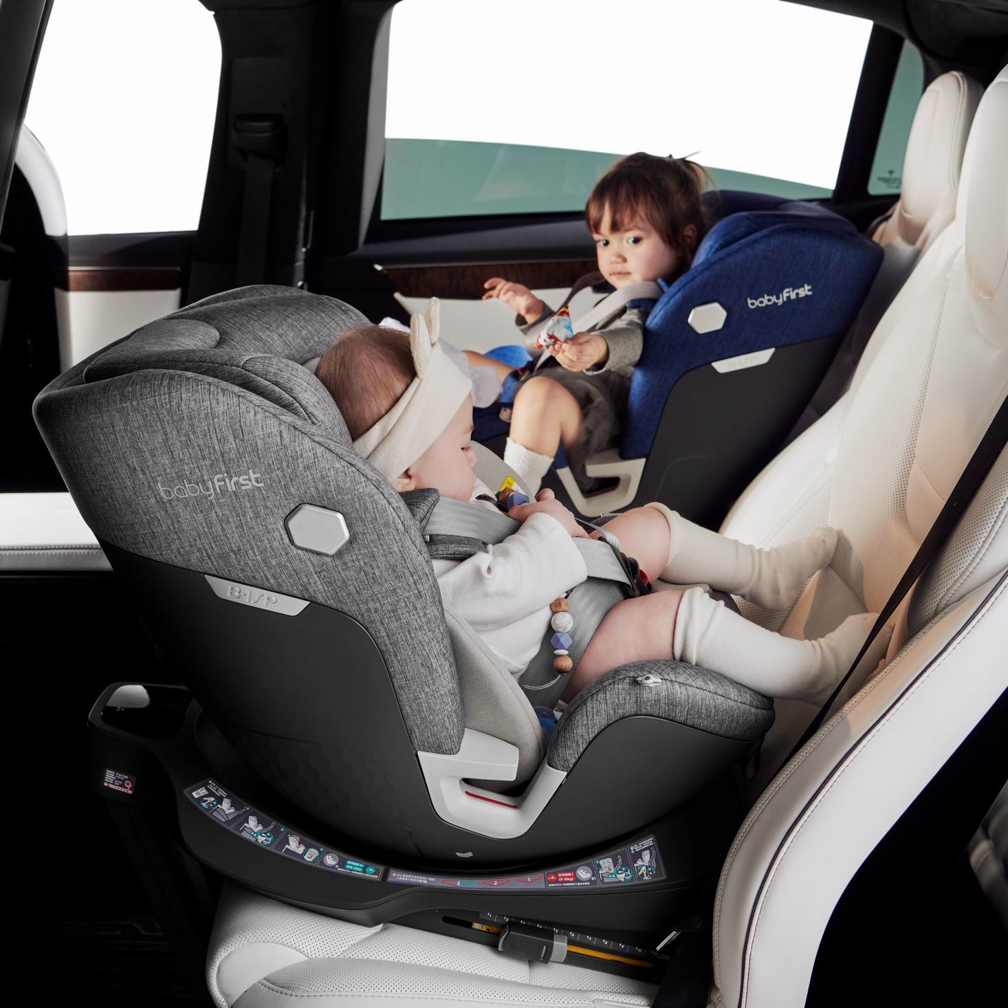 40-105 см I-Size R153B черный навес версия с Isofix и поддержка ног Ece R129 автомобильные сиденья