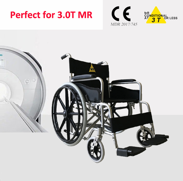 MRI совместимый стул колеса для 1,5 T и 3,0 T MR машины/для MR комнаты и комната с компьютерным томографом использования