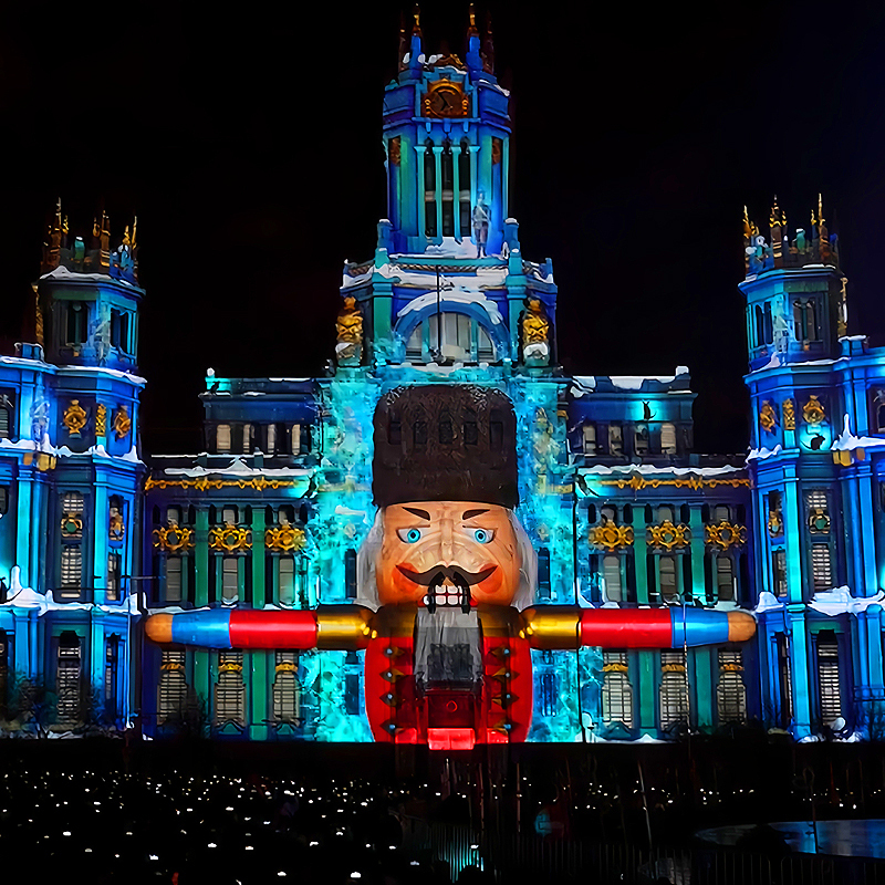 High Precision Resolution Dynamic 3D Mapping Projection Technology Multi-Projection Systems for Architectural.