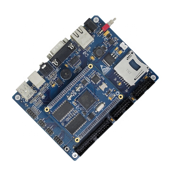 Embedded linux system development board based on ARM926EJ-S central processing unit with 200MHz main frequency