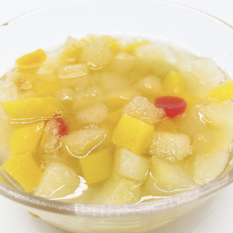 Cheap ready to use easy open great quality OEM 2500g canned fruit canned fruit cocktail with pineapple in syrup