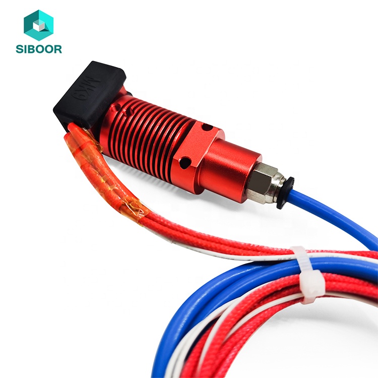 Деталь 3D-принтера 12 В 24 В, сборный экструдер, Hotend Kit MK8, сопло, алюминиевый тепловой блок для Creality Ender-3/CR-10/CR-10 Pro