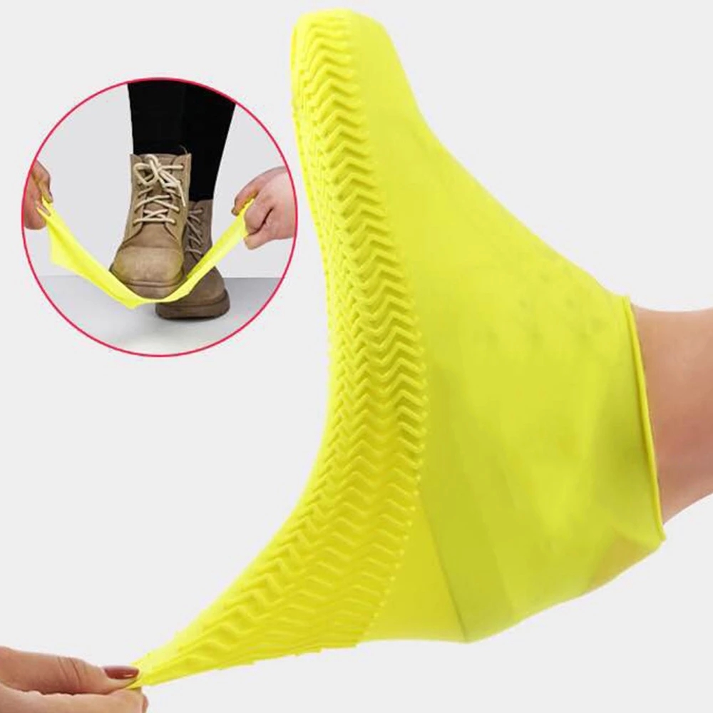 Waterproof Anti-slip Unisex Water Resistant Silicon Shoe Protector Silicone Rain Boots Waterproof Shoe Covers