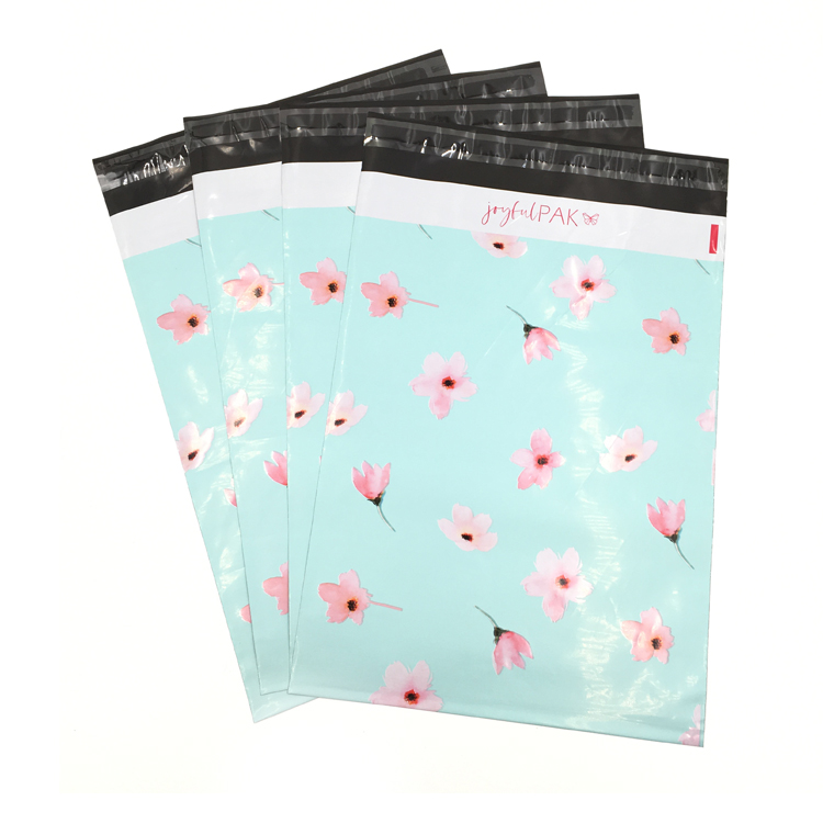 Brand luxury glossy poly mailer custom own logo shipping bag envelopes 6*9