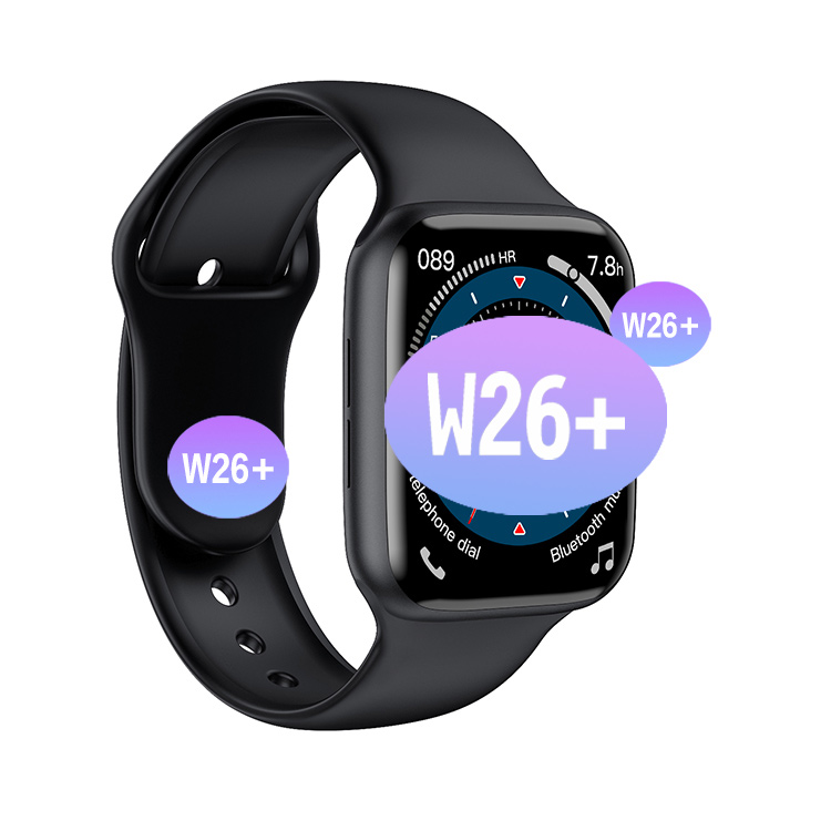Смарт-часы W26 +, серия W26 Plus 6, сенсорный экран, BT, телефонные звонки и ответы, фитнес-трекер, Смарт-часы