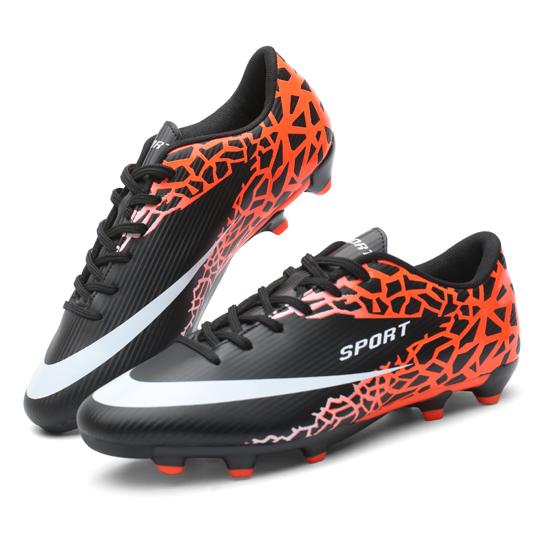 Wholesale OEM Zapatos De Soccer Short/Long Nail PVC Upper Rubber Sole Football Shoes Cheap Soccer Boots Soccer Shoes