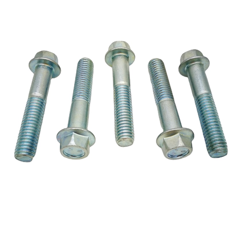 DIN6921 фланцевые шестигранные болты M8-M24 гайки и болты оцинкованные