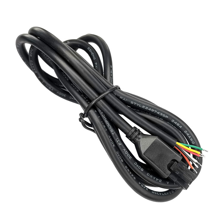 Micro Fit 3,0 6 pin 2*3 pin литой в полоску Луженый конец ОТРЕЗОК кабеля провода совместимый с разъемом Molex 1,5 м