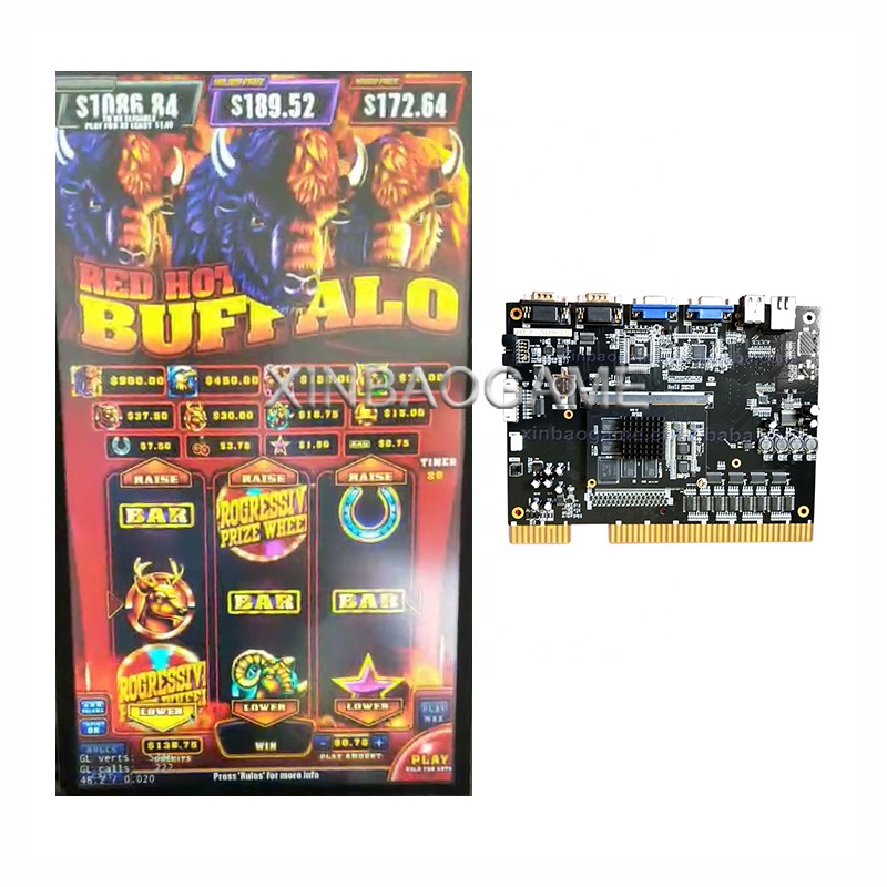Дешевое программное обеспечение FUSION 4 Buffalo Skill Game PCB Slot