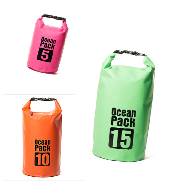 Custom Logo Color Best Floating Waterproof 500D Dry Bag Backpack For Swimming