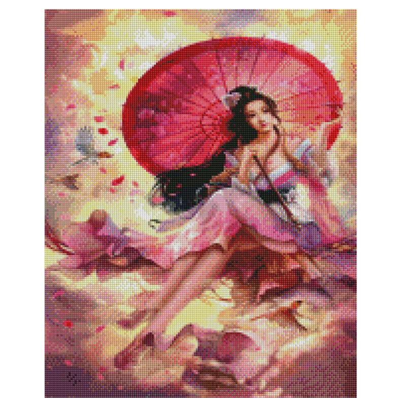 Набор для алмазной живописи QIQI GIRL 40x50, картина 5D квадратной/круглой формы, мозаика, настенная картина, домашний декор