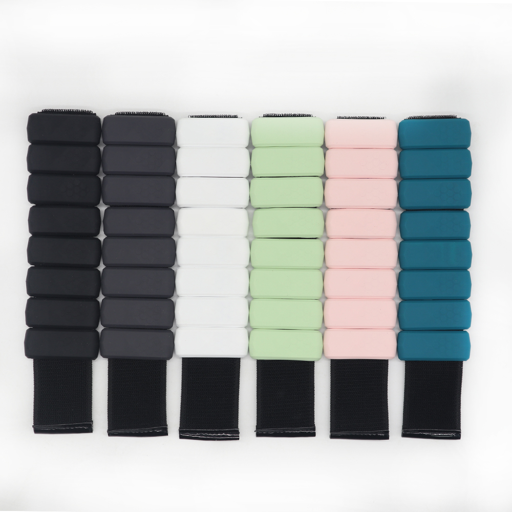 AW02 Wholesale Bangles Sports Weighted Silicone Ring 2.5 Multi Color Weight Bearing Bracelet Exercise Silicon Dummbels Hand Wei