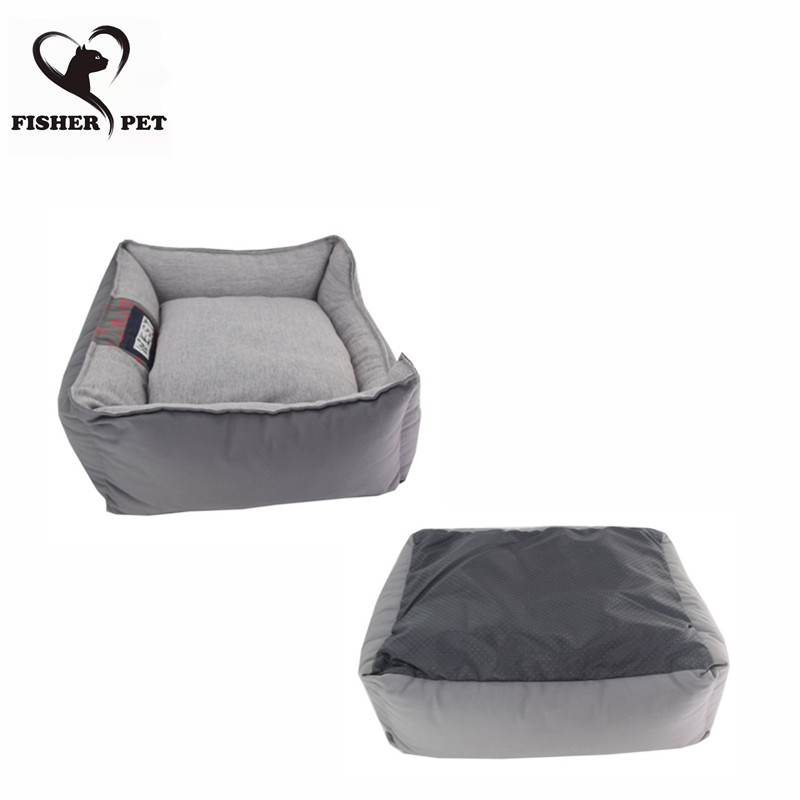 Dog Sleeping Bed House Fiber-Filled Base Soft Terry Lounger Cushion Pet Cat Bed Nest