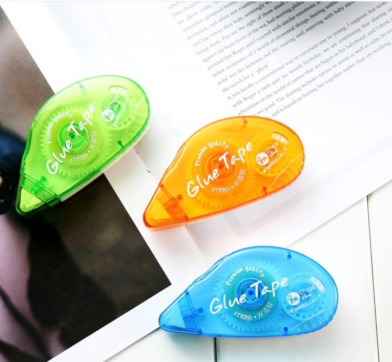Hot sale 8m Adhesive Double Side Glue Tape Roller Dispenser