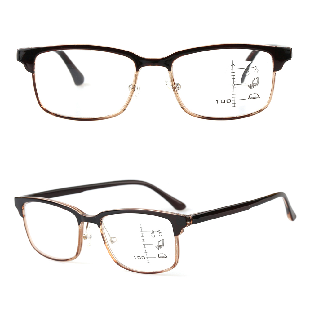 2092 синий свет блок пластиковые прогрессивные multifocal TR90 очки для чтения