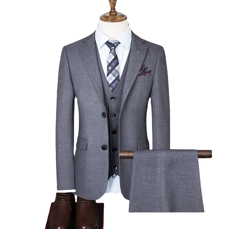 Men's Suit wedding Wedding (Blazer+Pants+Vest) 3 Pieces Men Business Formal wear factory wholesale fast delivery