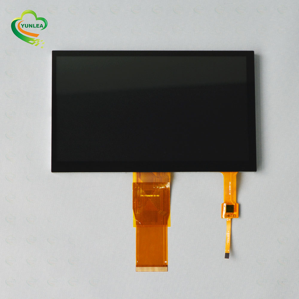 2019 горячие новые продукты 7 "usb I2C емкостный сенсорный экран панель 7 дюймов tft ЖК-модуль с 5 Стекло продажи