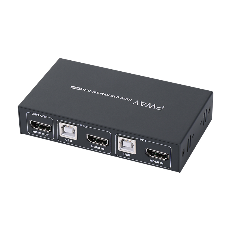 Высококачественный usb-переключатель 4K * 2K 2 в 1 out 4K * 2K @ 30Hz 2 порта kvm переключатель