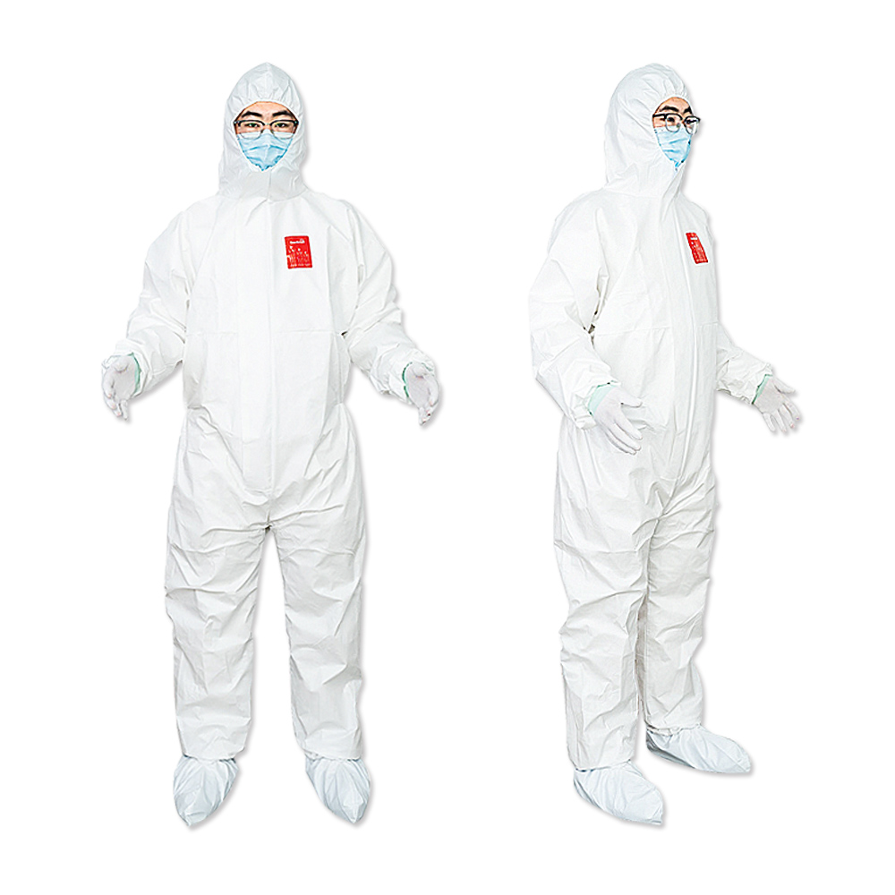China Waterproof antistatic microporous PPE coverall protective overalls Industrial protection clothing Bata desechable