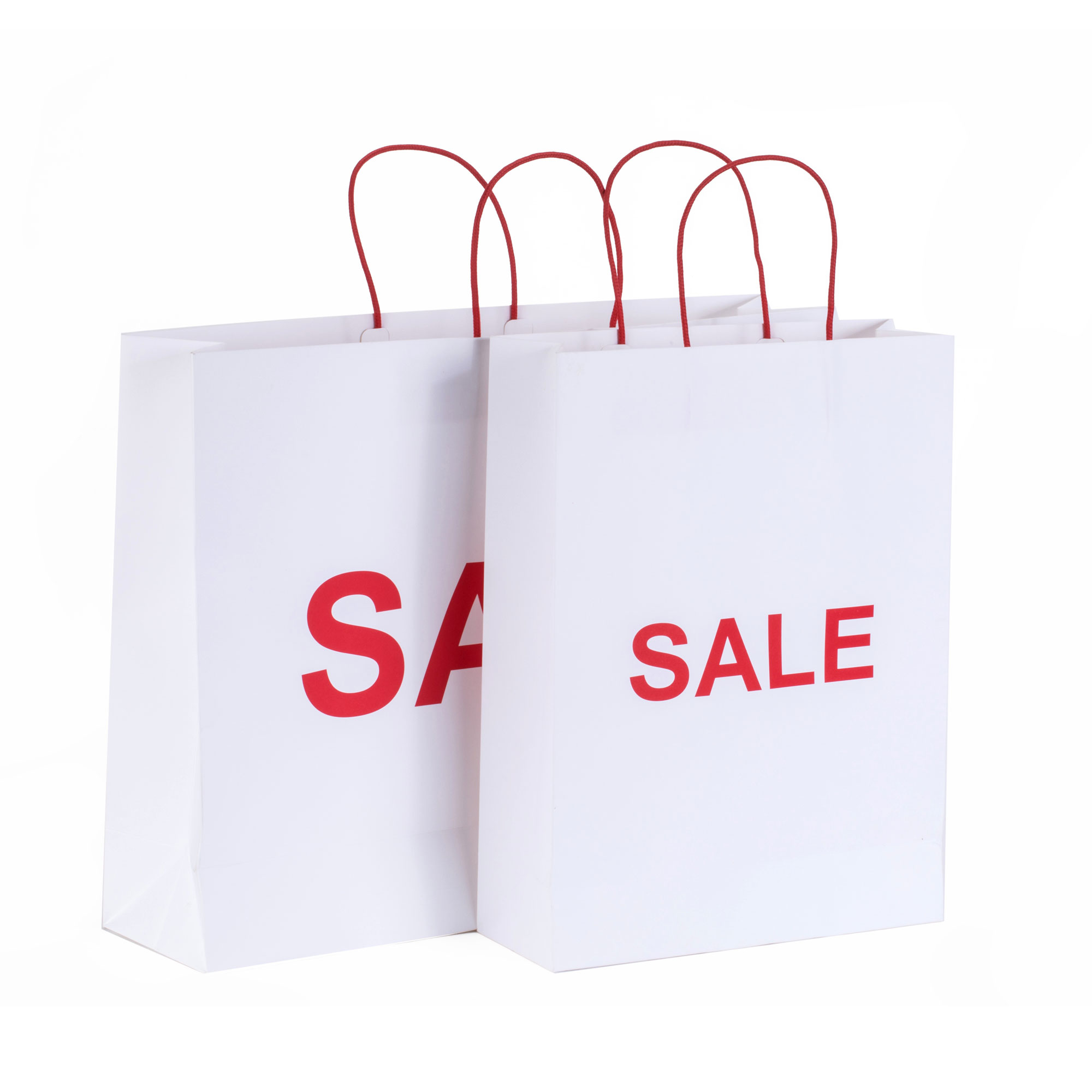Custom Restaurant Food Delivery Take Out Packaging Bag Design Your Own Logo Flat Handle Takeaway Carry White Kraft Paper Bag