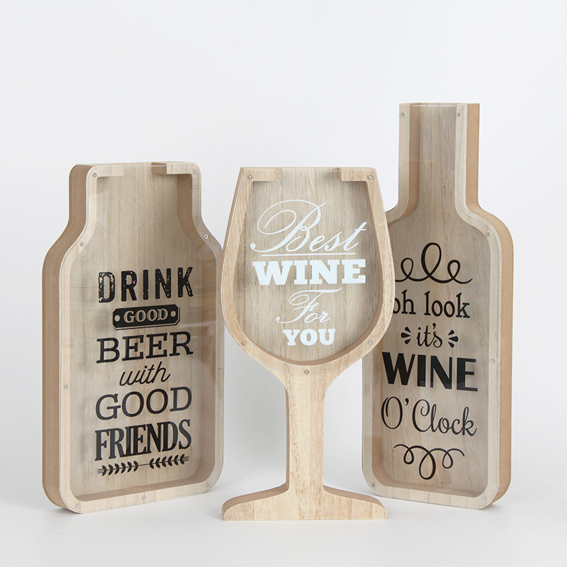 Amazon Best selling Wooden Beer c ap keg container water bottles kitchen accessories wall table decor