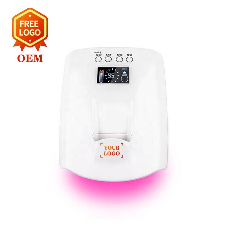 2021 New Gel UV LED Nail Dryer 48W Gel Nail Polish Cordless Rechargeable UV Sun LED Nails Lamp Power Battery Timer Pcs Charge