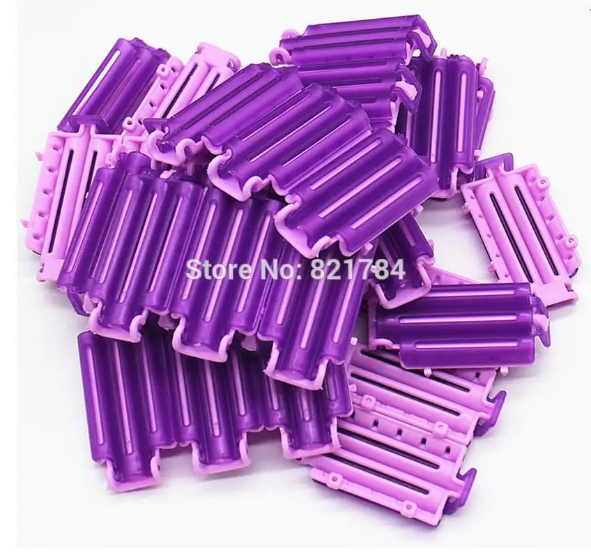 12pcs High Quality Hairdressing Styling Wave Perm Rod Corn Hair Clip Curler Maker DIY Tool Fpr Women's Beauty