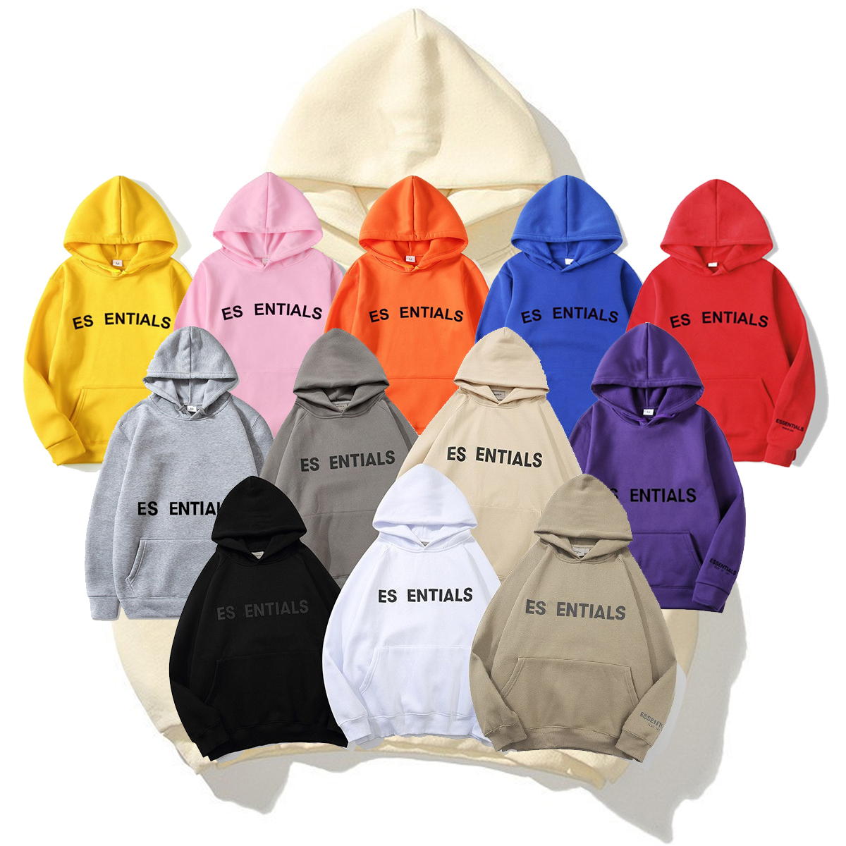 Custom Casual Fashion Blank Plain Print Sublimation Printing Private Label Men's Streetwear T-shirt Men's Hoodies Sweatshirts