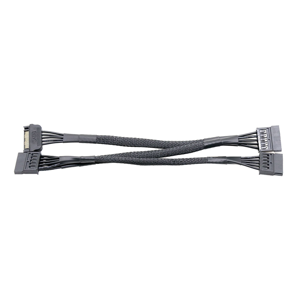 15Pin кабель Sata Мужской 1 до 3 SATA 15Pin женский питание кабель 20 см