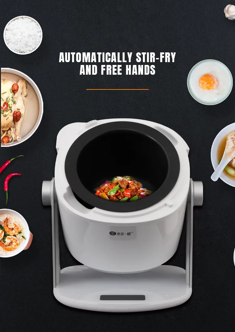 GT7H3DK 2400W Intelligent China Wok Automatic Stir Fry Electric Rotary Cooking Machine Cooking Mixer Machine Price