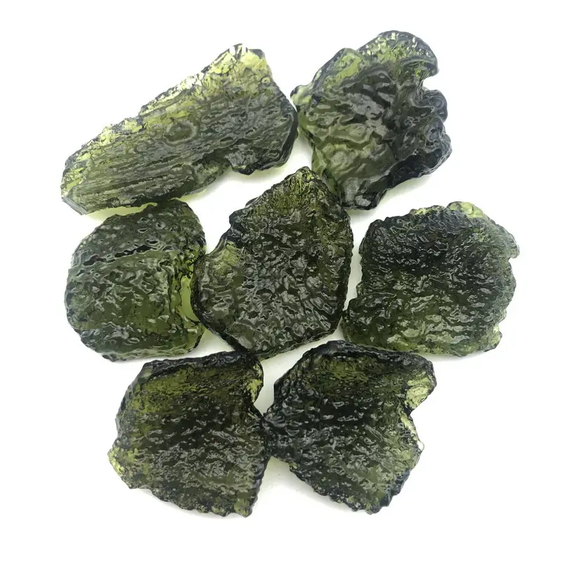 Wholesale Crystal Stone Green Aerolites Rough Tektite Meteorolite Moldavite