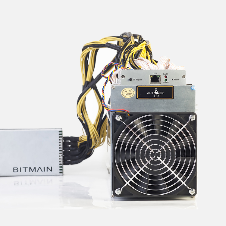 Подержанная цепочка блока льва L3 ++ 580Mh/s с блоком питания Scrypt bitmain Antminer