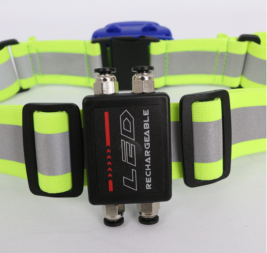 LED lighted safety vest with spotlight safety vests reflective led running vest