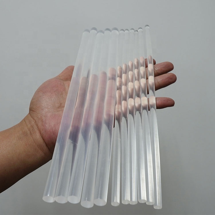 Taiwan crystal clear hot melt glue stick hot melt adhesive gun stick 7mm 11mm eva hot melt glue stick