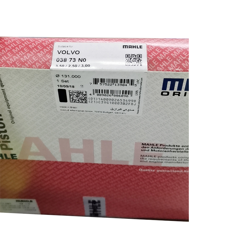 Подлинная модель 03873NO Volvo 20747511 высокое качество D13 поршневое кольцо для экскаватора дизельного двигателя EC380 EC480 запасные части