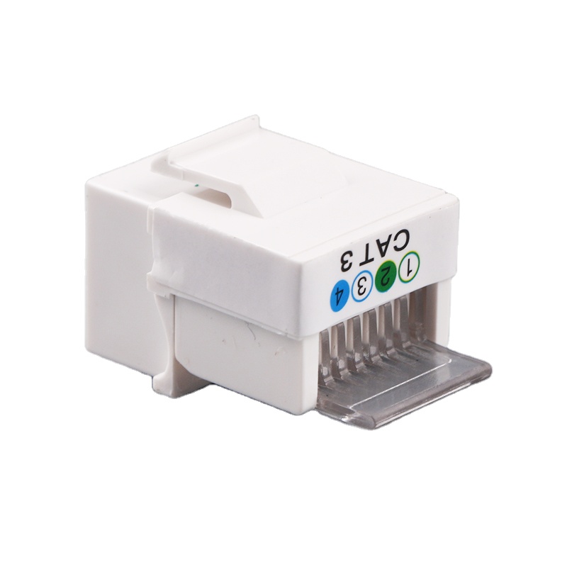 Дешевая цена 180 градусов модульный разъем keystone jack toolless cat3