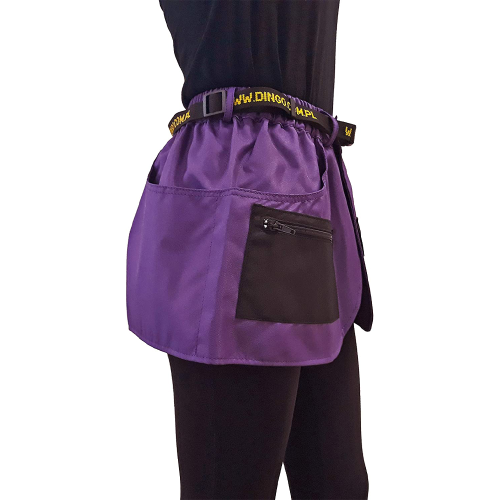 Training Belt for Agility Sports Dog Training Dog Treats Bag with Waist Belt Many Pockets Violet Vibes