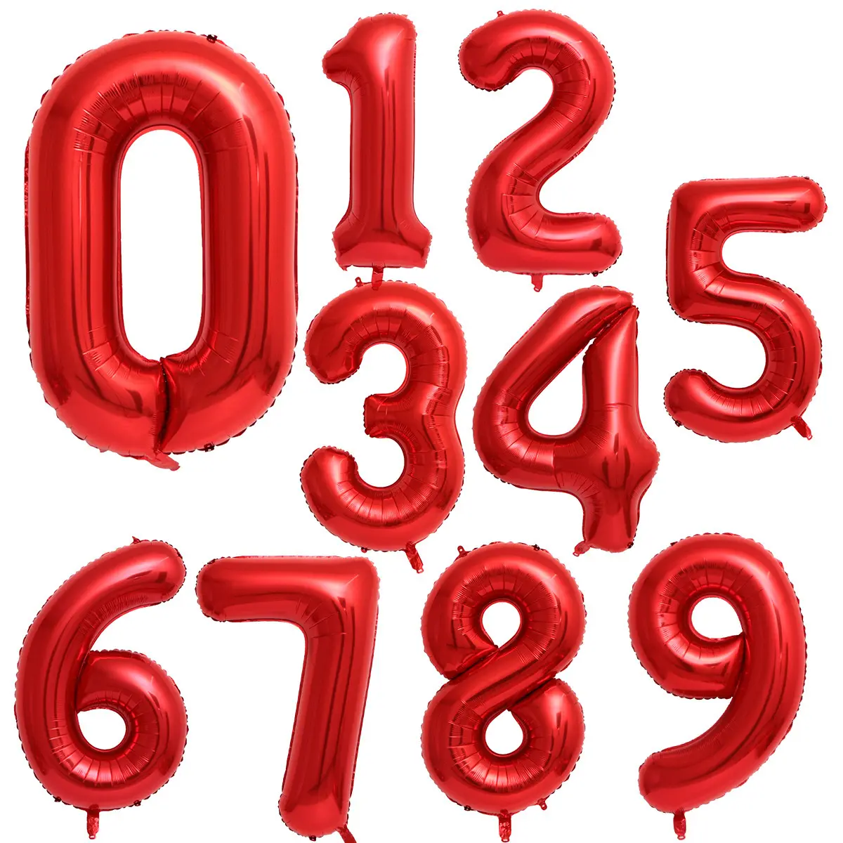 16inch 32inch 40inch Mylar Alphabet Party Number Letter Balloon Aluminium Happy Birthday Party Foil Balloon Set Decoration