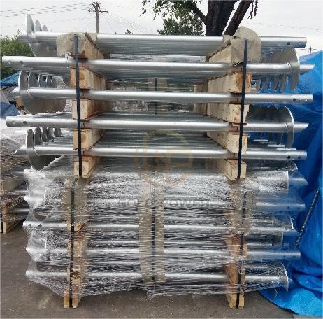 Power Line Hardware Helical Screw Piles For Deep Construction Foundation