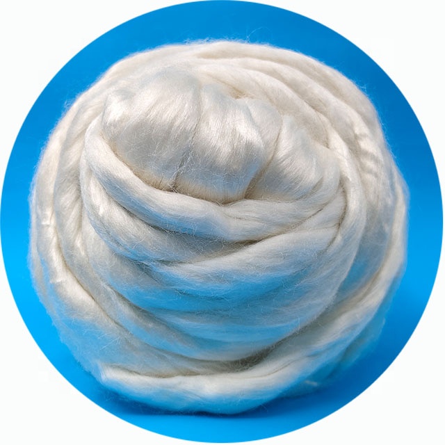 5DX88mm rayon viscose fiber sliver and tops carded with stock quantity