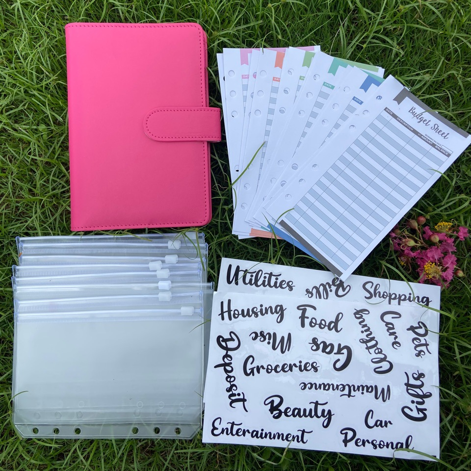 Wholesale A6 Budget Binder Set Cash Envelope Budget System Binder Planners With Expense Budget Sheets And Label Sticker