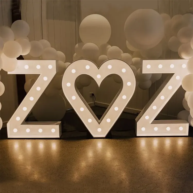 Light Marquee Sign LED Table Giant 4 Feet Marquee Letters Love in nyc wedding Numbers Marquee Letters