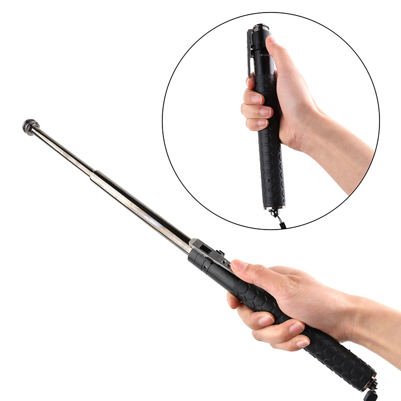 Expandable Tools 21'' Collapsible and Telescopic Baton Easy to Carry Ultralight Extendable Stick for Outdoors