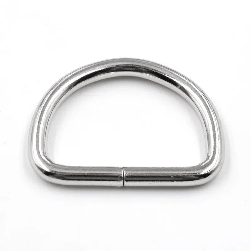 10/15/20/25/28/30/32/35/38/40/42/45/48/50mm D-shaped Metal Rings Strong Adjustment Buckle Backpack metal Circle Accessories