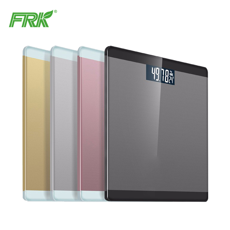2020 Hot seller Transparent Glass Digital Bathroom Body Weight Scale