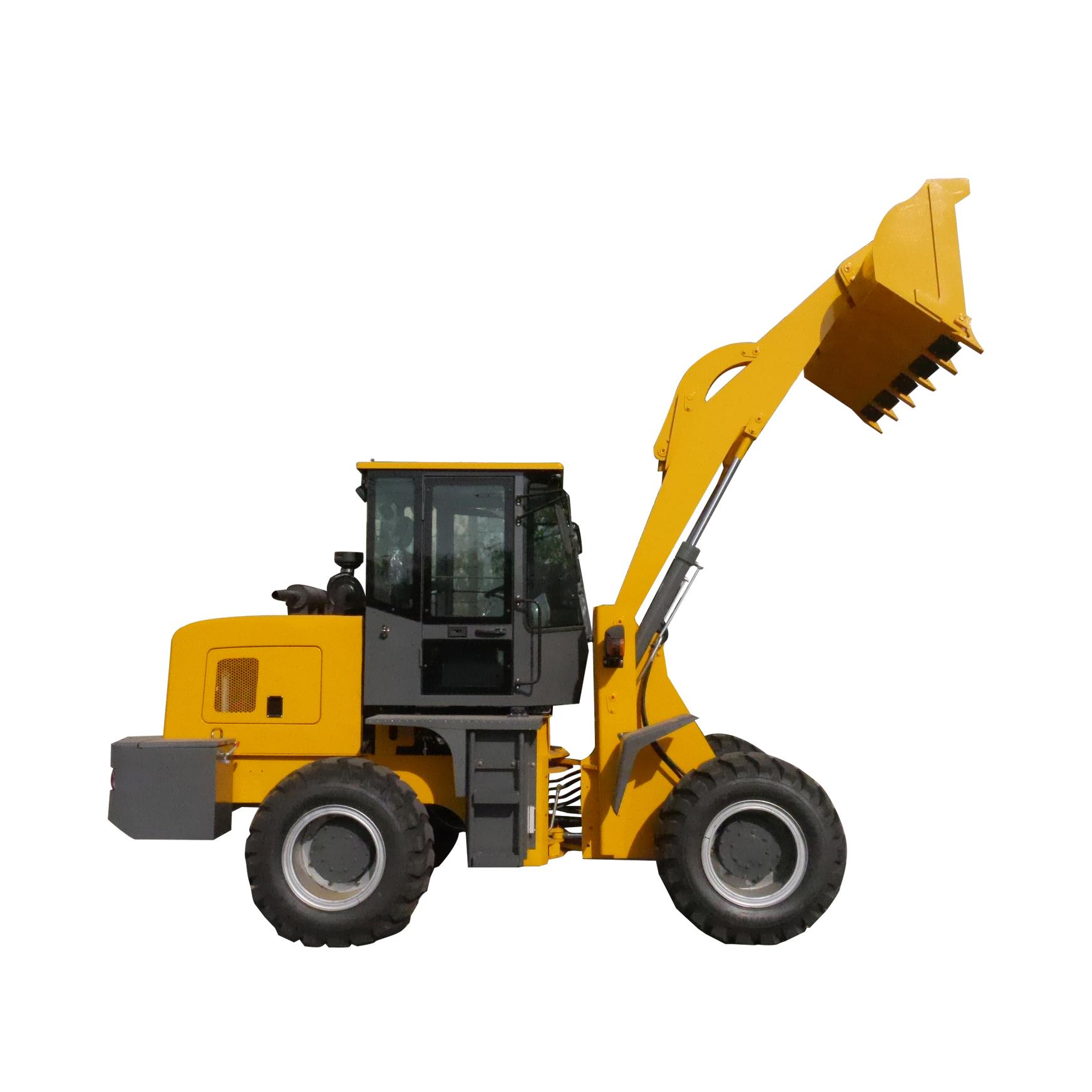 Фронтальный фронтальный погрузчик с дистанционным управлением micro 1.6ton