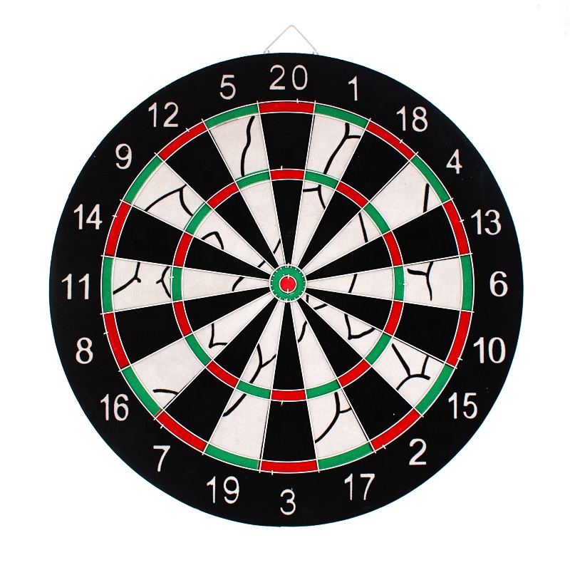 High quality flock dartboard with 6 darts for sale